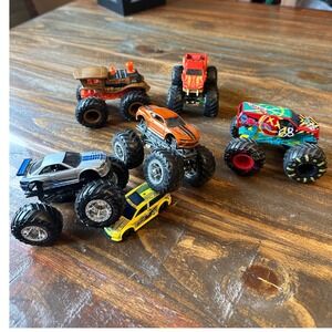 Monster Jam Trucks Lot 6 Snake Bite Nissan Skyline Loco Punk Camaro Demo Derby